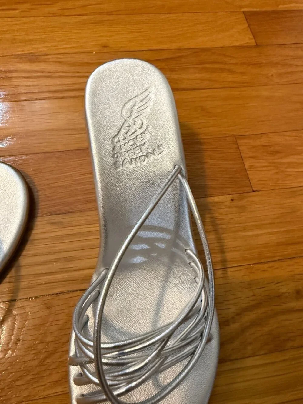 Ancient Greek Silver Wedge Sandal
